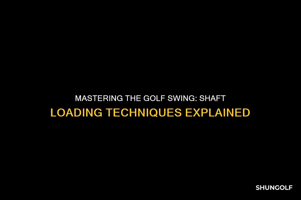do you load the golf shaft at the top