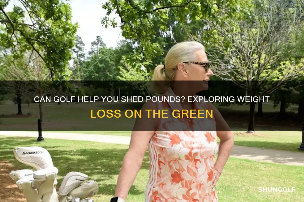 do you lose weight playing golf