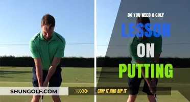 Master Your Putting: Do You Need a Golf Lesson?