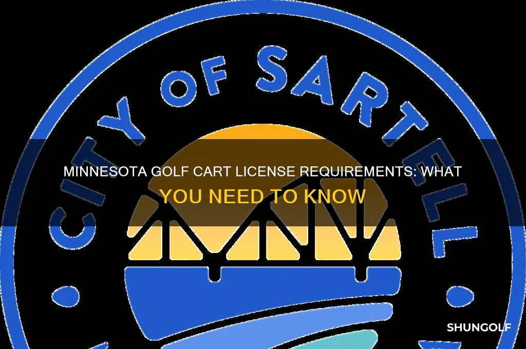 do you need a license for a golf cart minnesota