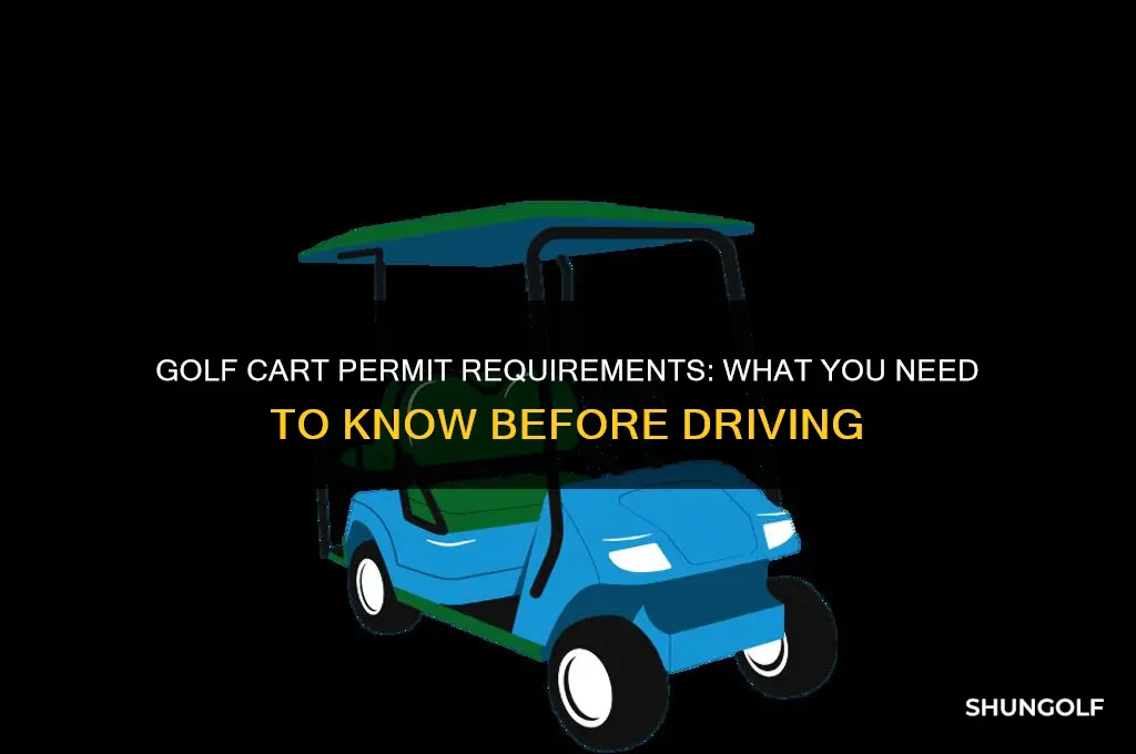 do you need a permit to drive a golf cart