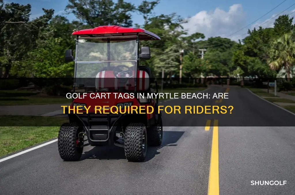do you need a tag on golf cart myrtle beach