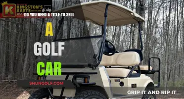 Selling Your Golf Car: Is a Title Really Necessary?