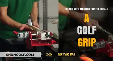 Grip Installation 101: Masking Tape's Role in Golf Club Maintenance