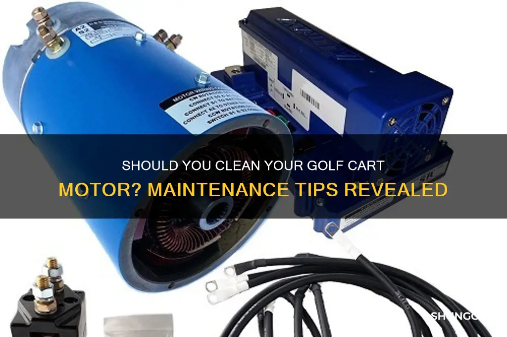 do you need to clean motor on golf cart