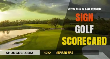 Golf Scorecard Signature: Essential Rule or Optional Courtesy?