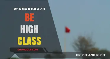 Golf and High Class: Is Playing Necessary for Elite Status?