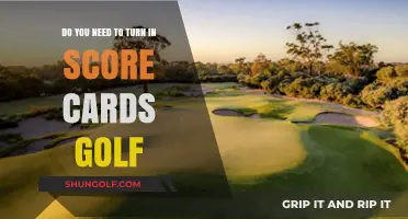 Do You Need to Turn In Scorecards in Golf?