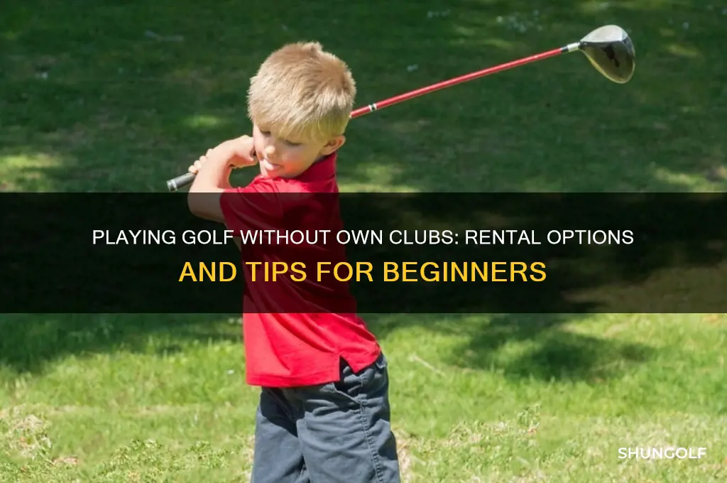 do you need your own clubs to play golf