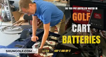 Distilled Water in Golf Cart Batteries: Essential Maintenance Tips