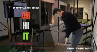 Rolling vs. Hitting: Mastering the Art of the Golf Putt