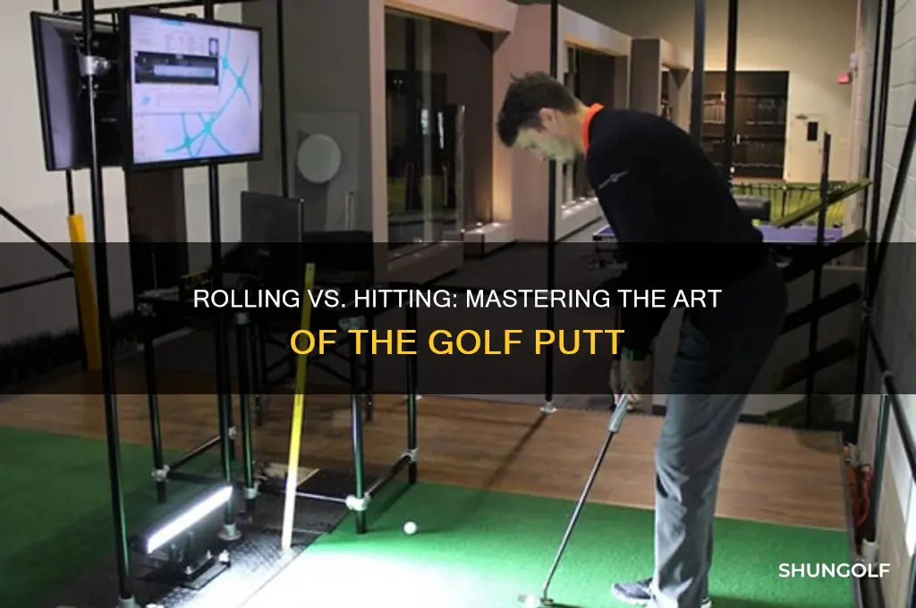 do you roll a putt in golf or hi it