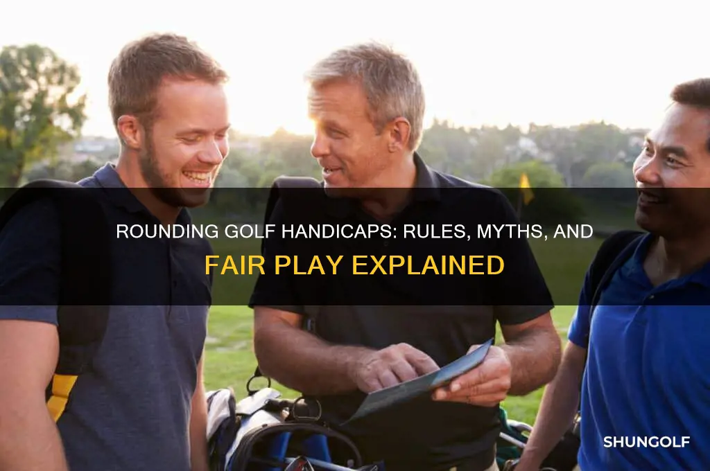 do you round up golf handicaps