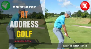 Mastering Golf Posture: Should You Tilt Your Head Up at Address?