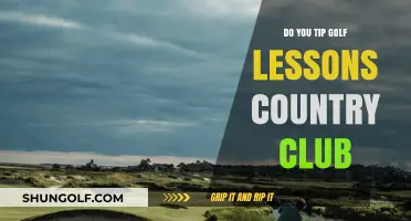 Should You Tip for Golf Lessons at a Country Club?