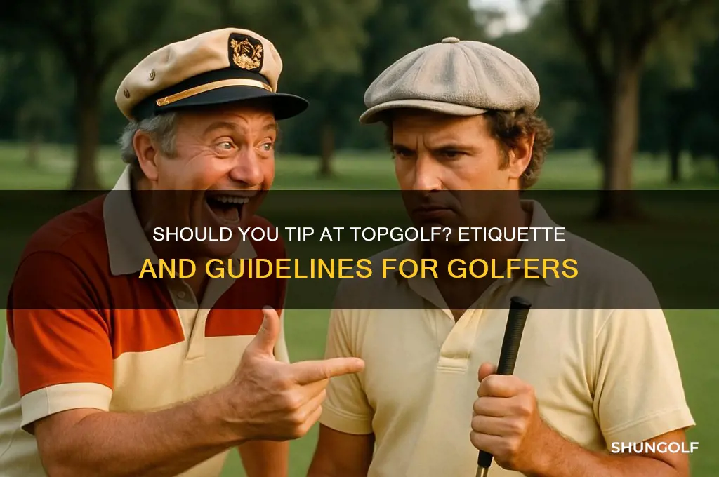do you tip on golf at topgolf