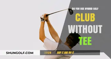 Can You Use a Hybrid Golf Club Without a Tee?