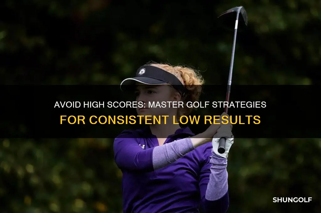 do you want a low score in golf
