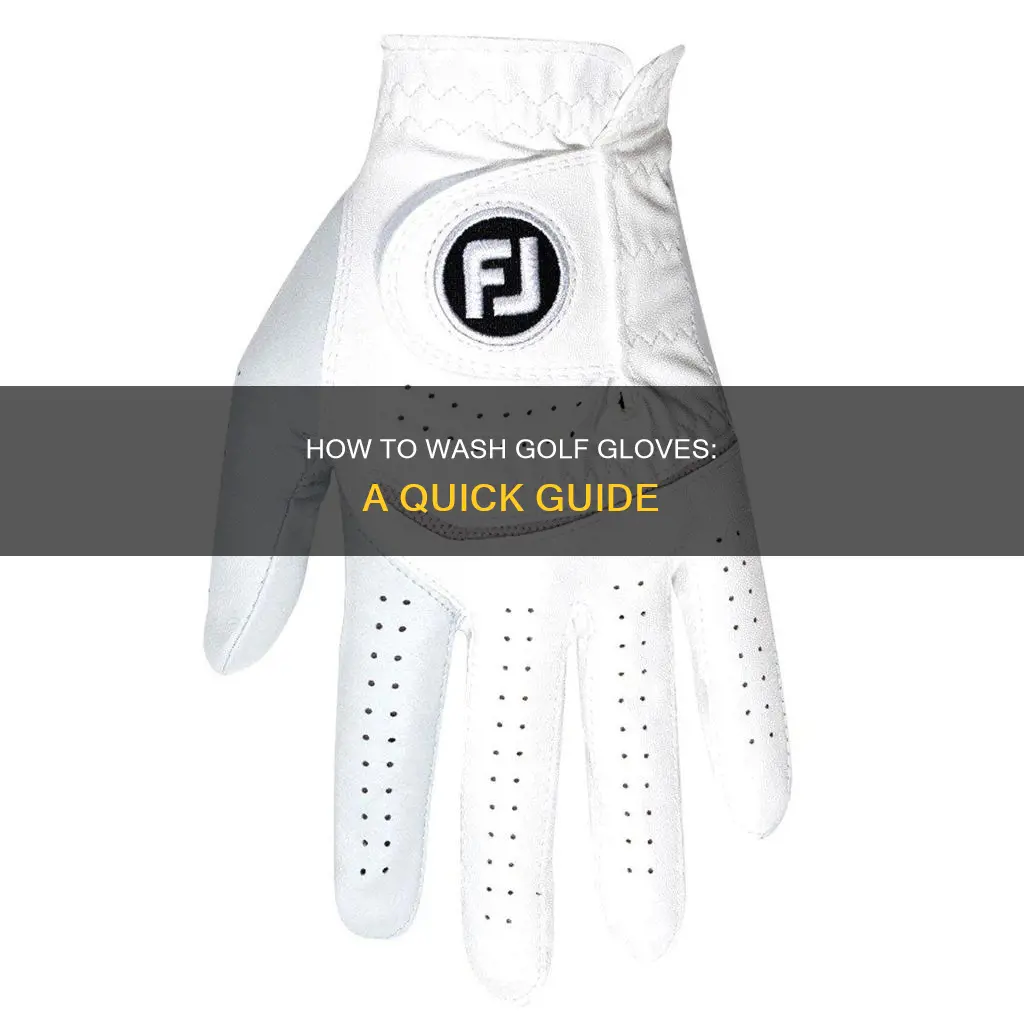 do you wash golf gloves