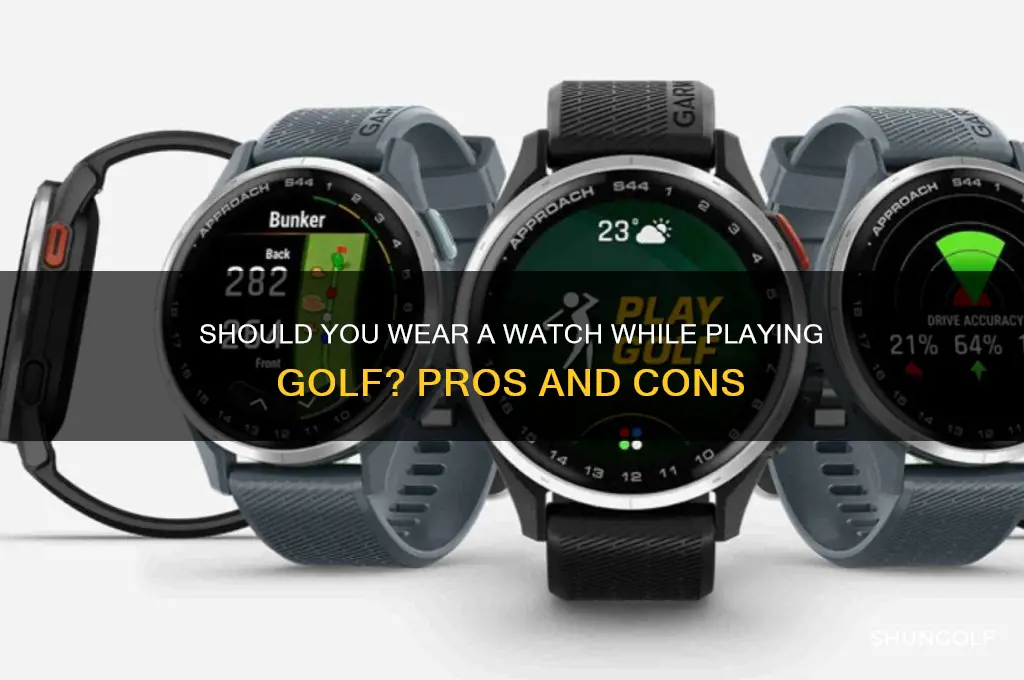 do you wear a watch playing golf