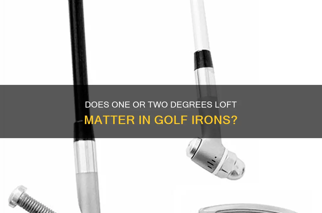 does 1 2 matter golf irons