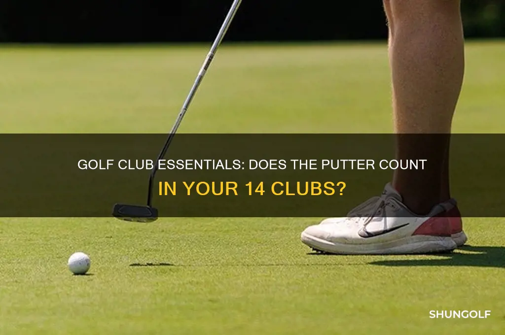 does 14 golf clubs include putter