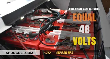 Golf Cart Battery Power: Do 8 Batteries Equal 48 Volts?