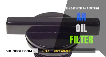 EZGO Golf Cart Maintenance: Oil Filter in 2003 Models Explained