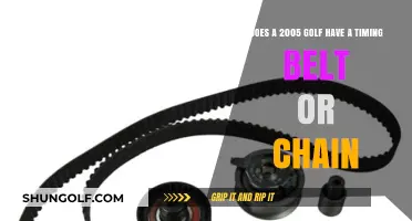 Golf Timing System: Belt or Chain in the 2005 Model?
