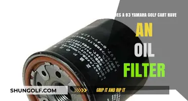 Yamaha Golf Cart Maintenance: Does the 93 Model Have an Oil Filter?