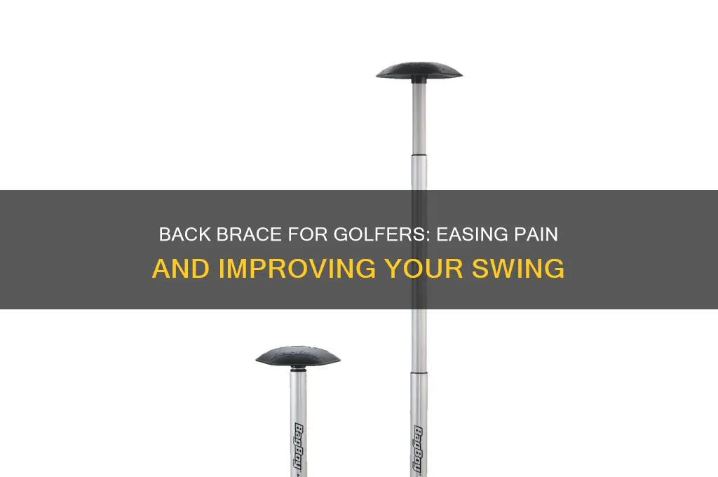 does a back brace help with back pain golf
