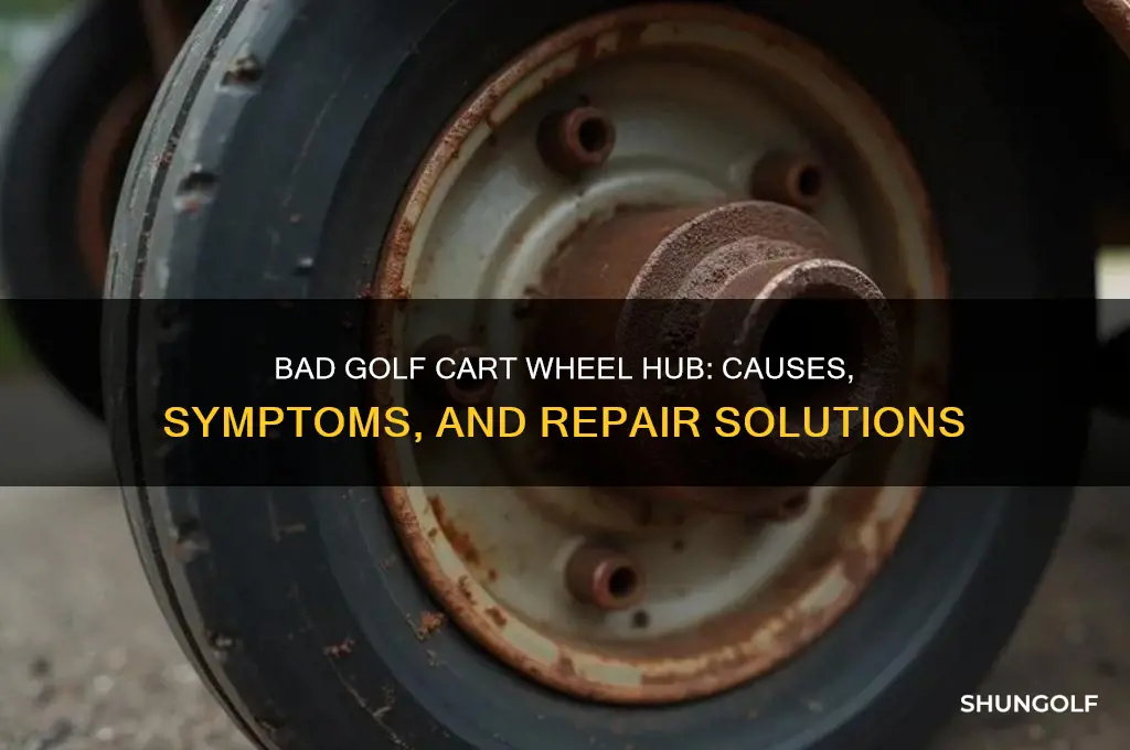 does a bad golf cart wheel hub