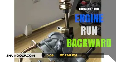 Can a Golf Cart Engine Run in Reverse?