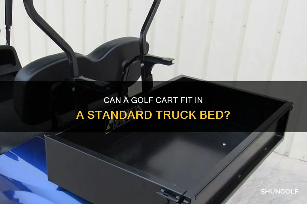 does a golf cart fit in a truck bed