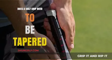 The Great Debate: Tapered vs. Straight Golf Grips