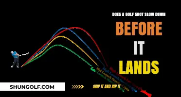 The Physics of Golf: Does Your Shot Really Slow Down Before Landing?