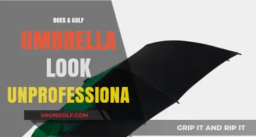 Golf Umbrellas: Practical or Unprofessional?