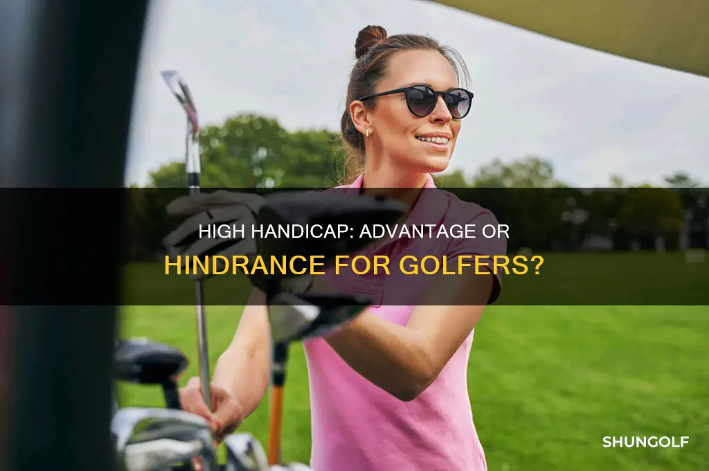 does a golfer want a high handicap