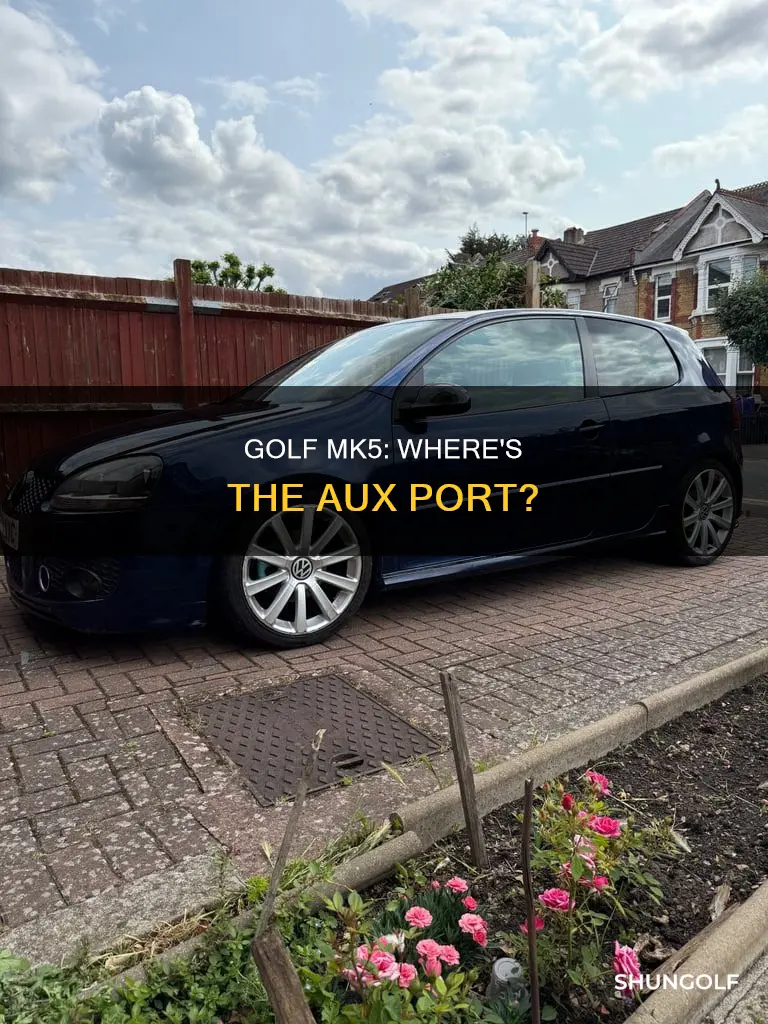 does a mk5 golf have aux