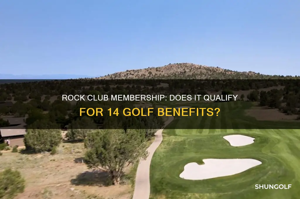 does a rock club count as part of 14 golf