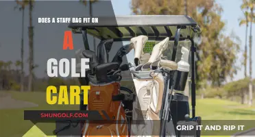Can a Staff Bag Fit on a Golf Cart? Find Out Here