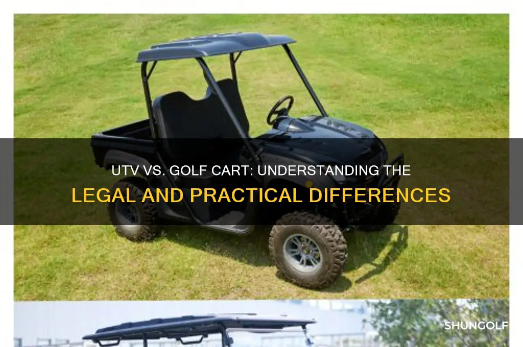 does a utv qualify as a golf cart
