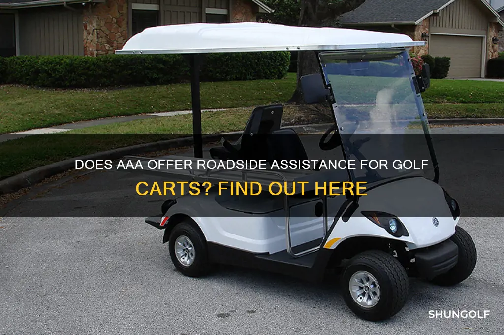 does aaa have roadside assistance for golf carts