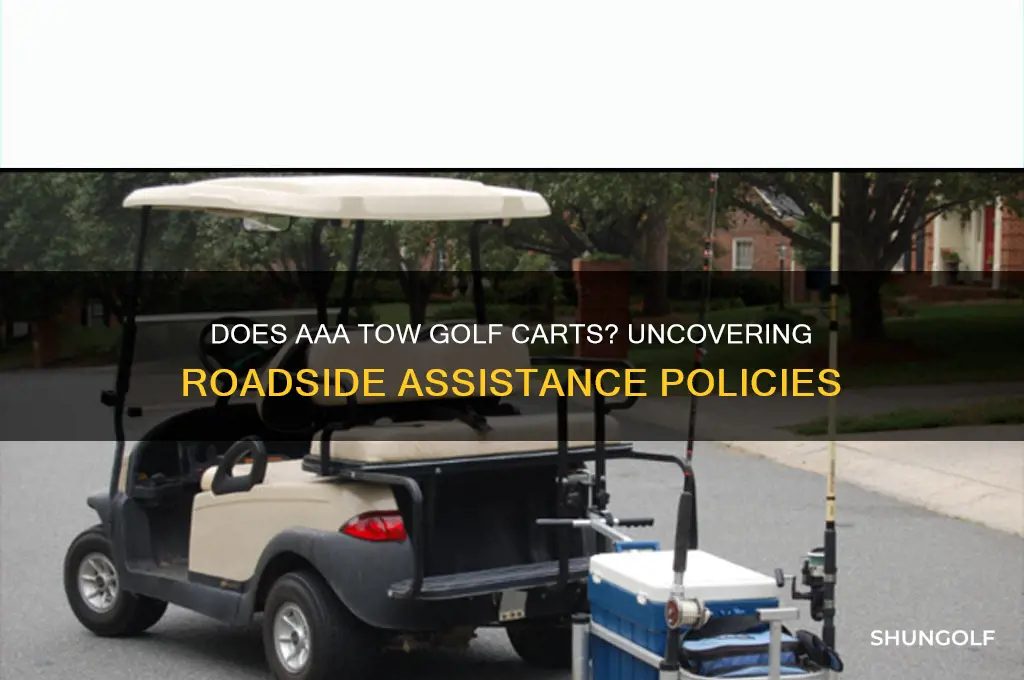 does aaa tow golf carts