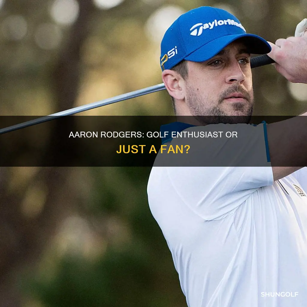 does aaron rodgers golf