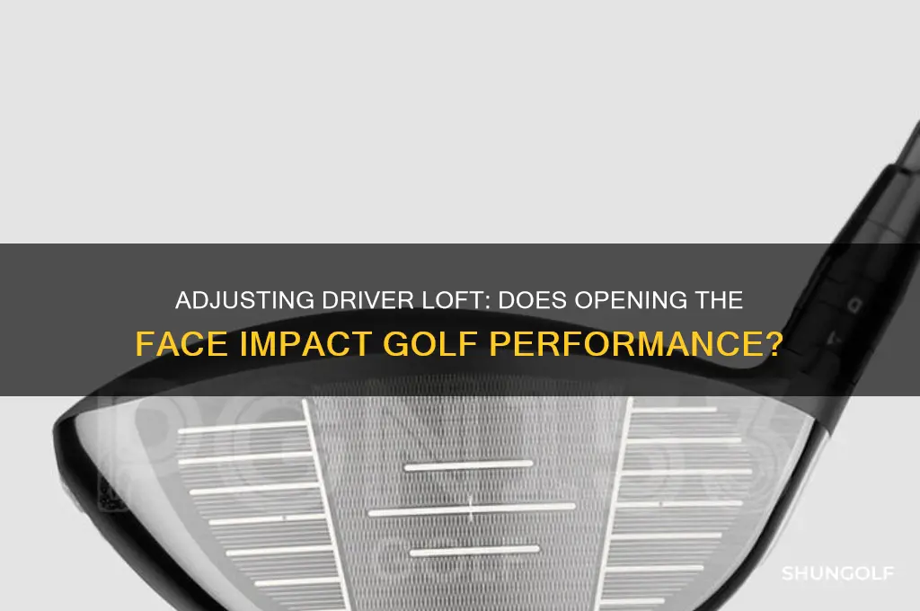 does adjusting driver loft open face golf digest