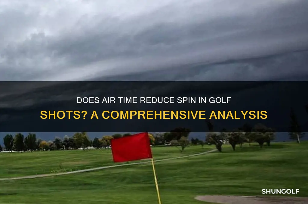does air time take off spin golf