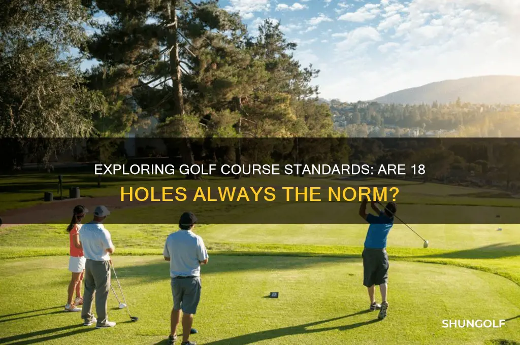 does all golf have 18 hole