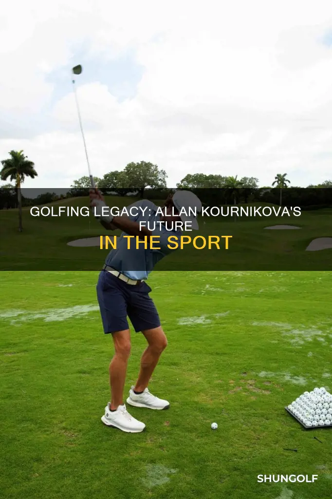 does allan kournikova still golf