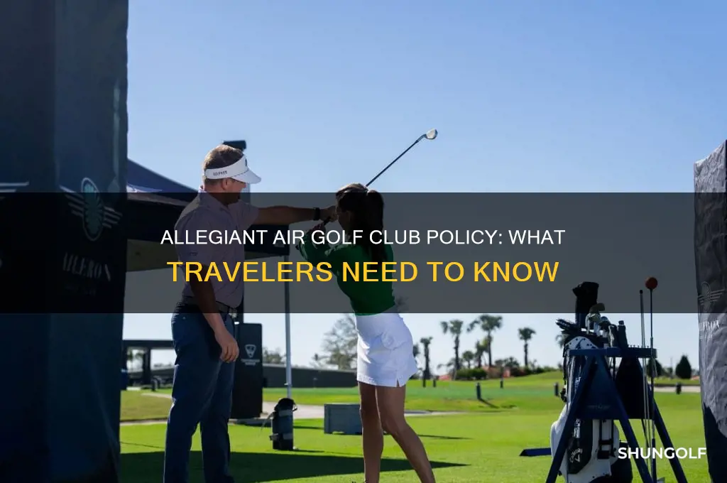 does allegiant allow golf clubs